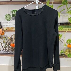 Cuddl Duds Black Long Sleeve Top fleece. Size XXL. Ptp is 24.
